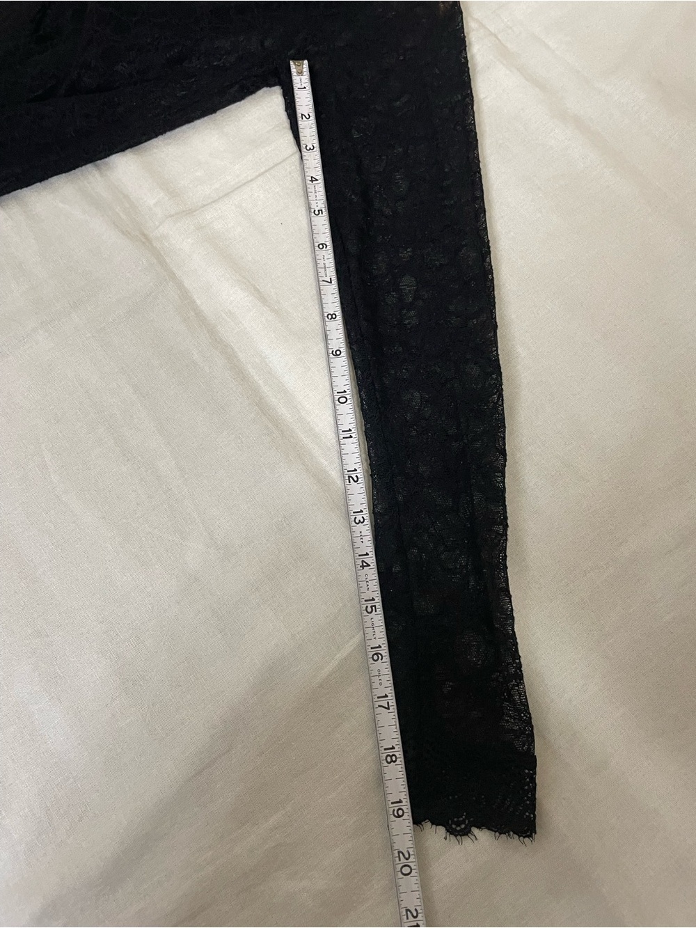 AllSaints Black Lace mocked neck Long-Sleeve Dress - Picture 12 of 15